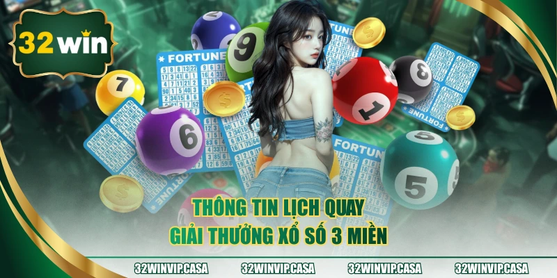 Thông tin lịch quay, giải thưởng xổ số 3 miền
